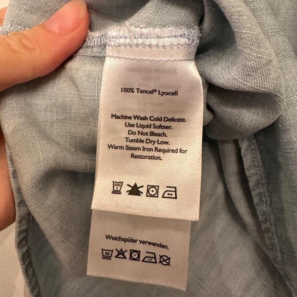 Eddie Bauer Tranquil Sleeveless Square-Neck Embroidered Top|Size M - Picture 4 of 5